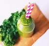 smoothie and kale