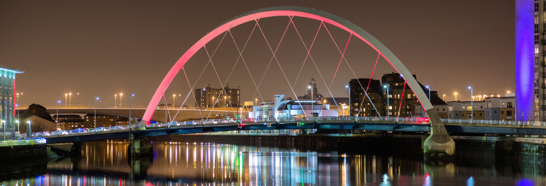 Glasgow by night